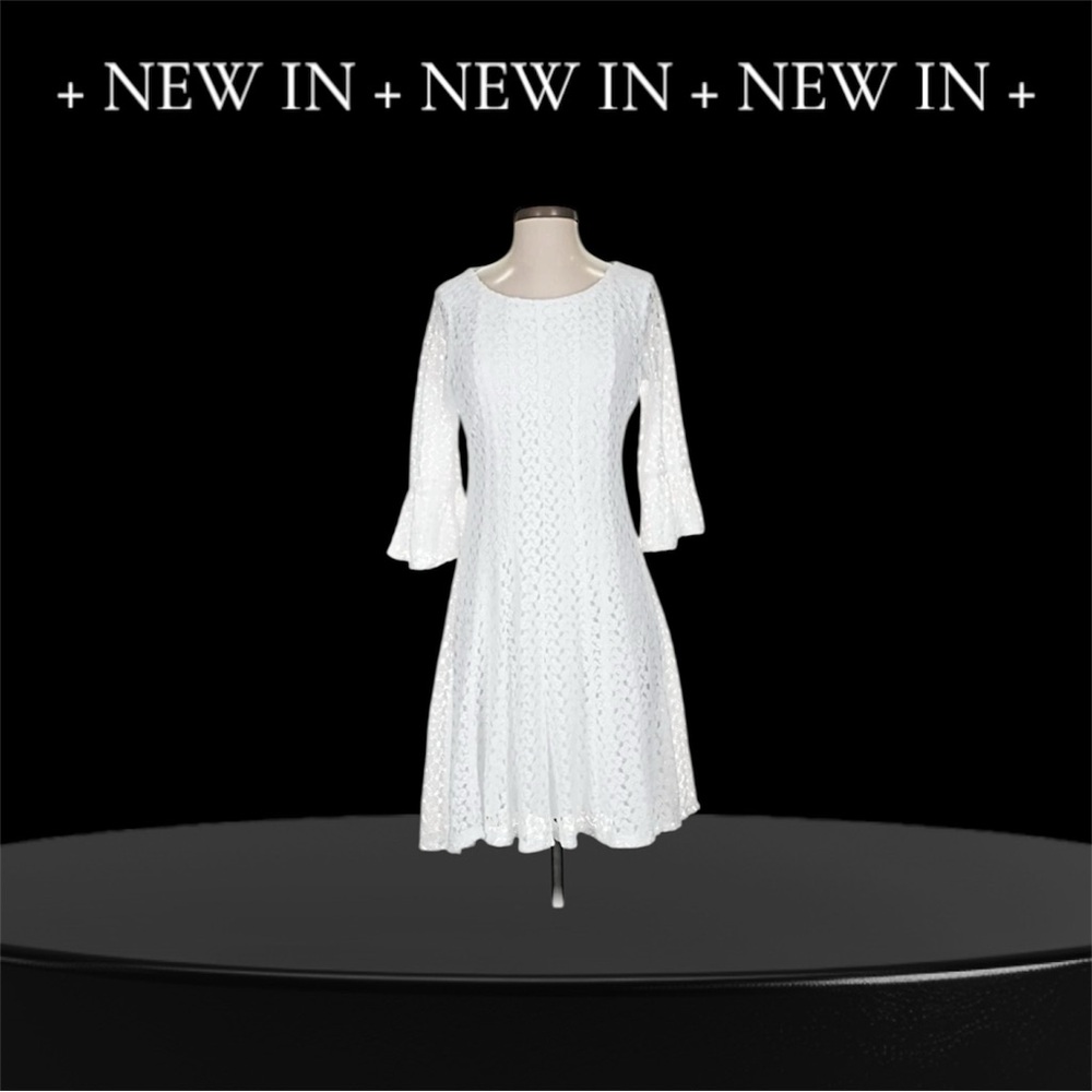 Rabbit Rabbit Rabbit Designs White Women’s Dress. Size 6. Never Used, no tags.